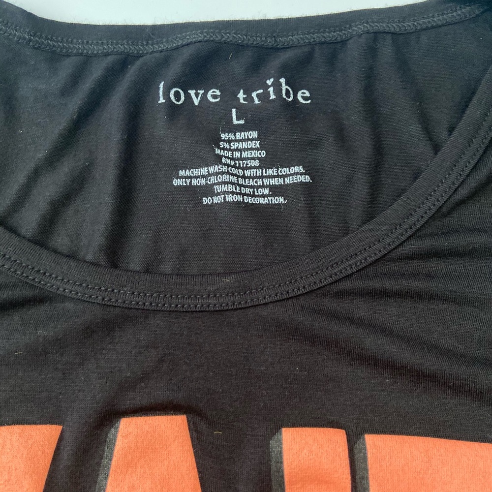 Love Tribe Graphic Crop T Shirt  “ Wait What “ - Picture 5 of 5